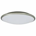 Brightlight 13 x 3.5 in. LED Ceiling Fixture Saucer - Nickel BR2754475